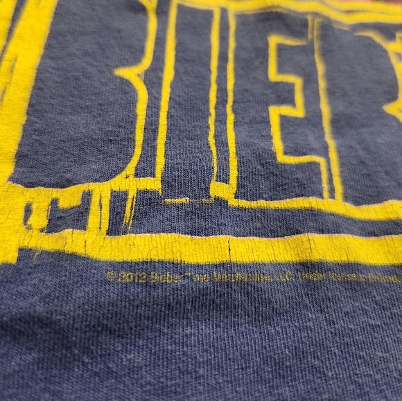 2012 Justin Bieber T-Shirt - Picture 2 of 4